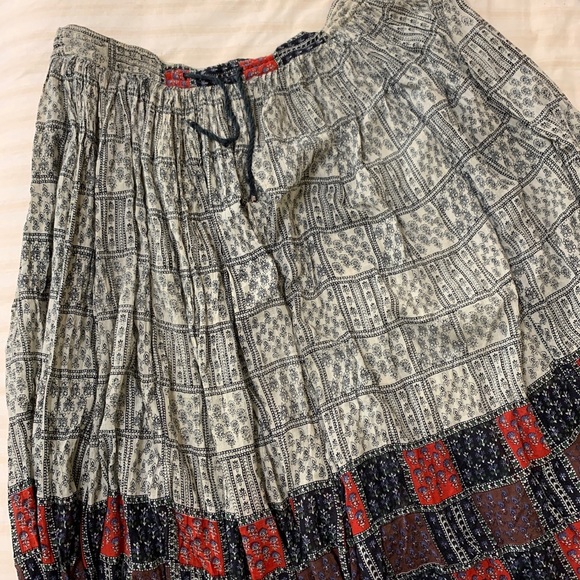 Vintage boho cotton skirt, one size - Picture 1 of 5
